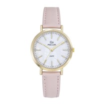 Girl Only GO Damen Armbanduhr Mademoiselle Quarz-Uhr Leder rosa UGO699651