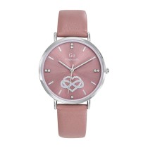 Girl Only GO Damen Armbanduhr Mademoiselle Quarz-Uhr Leder rosa UGO699656