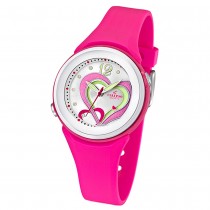 CALYPSO Damen-Armbanduhr Fashion analog Quarz-Uhr PU pink UK5576/5