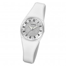 Calypso Damen Armbanduhr Trendy K5752/1 Quarzwerk-Uhr PU weiß UK5752/1
