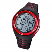 Calypso Herren Armbanduhr K5807/3 Digital Kunststoff schwarz rot UK5807/3