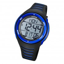 Calypso Herren Armbanduhr K5807/4 Digital Kunststoff schwarz blau UK5807/4