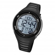 Calypso Herren Armbanduhr K5807/6 Digital Kunststoff schwarz grau UK5807/6
