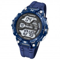Calypso Herrenuhr Kunststoff blau Calypso Digital Armbanduhr UK5815/1