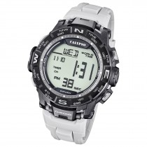 Calypso Herrenuhr Kunststoff weiß Calypso Digital Armbanduhr UK5816/3