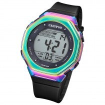 Calypso Damenuhr Kautschuk schwarz Calypso Digital Armbanduhr UK5842/3