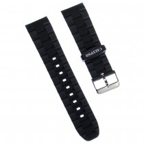 Calypso Herren Uhrenarmband 21mm PU-Band schwarz für Calypso K6062 UKA6062/S