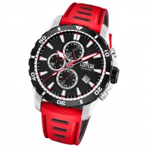 Lotus Herrenuhr -R- Armbanduhr Leder rot schwarz UL18600/4