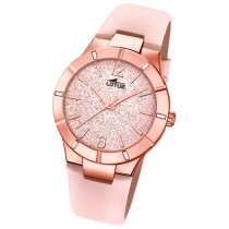 Lotus Damenuhr Trendy Armbanduhr Leder hellrosa UL18610/2