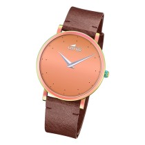 Lotus Damen Armbanduhr Minimalist 18778/2 Analog Leder braun UL18778/2