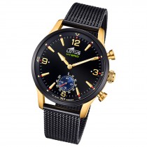 Lotus Herrenuhr Edelstahl schwarz Lotus Classic Armbanduhr UL18804/1