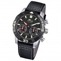Lotus Herrenuhr Leder schwarz Lotus Classic Armbanduhr UL18811/2