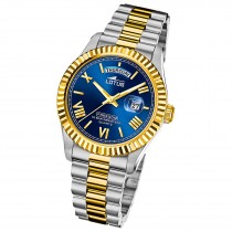Lotus Herrenuhr Edelstahl blau Lotus Classic Armbanduhr UL18855/2