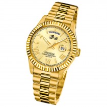 Lotus Herrenuhr Edelstahl gold Lotus Classic Armbanduhr UL18857/1