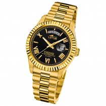 Lotus Herrenuhr Edelstahl gold Lotus Classic Armbanduhr UL18857/4