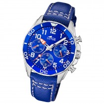 Lotus Jugend Kinderuhr Leder blau Lotus Classic Armbanduhr UL18859/1