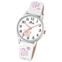 Lotus Kinderuhr Leder weiß Lotus Classic Armbanduhr UL18863/1