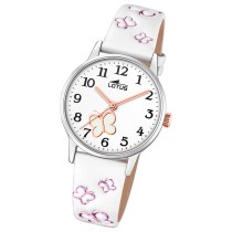 Lotus Kinderuhr Leder weiß Lotus Classic Armbanduhr UL18864/1