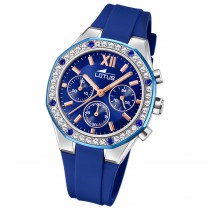 Lotus Damenuhr Silikon blau Lotus Classic Armbanduhr UL18875/2