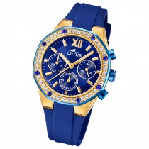 Lotus Damenuhr Silikon blau Lotus Classic Armbanduhr UL18876/1