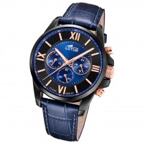 Lotus Herrenuhr Edelstahl blau Lotus Classic Armbanduhr UL18881/2