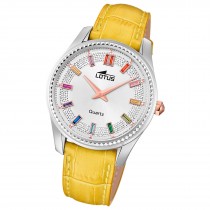 Lotus Damenuhr Leder gelb Lotus Classic Armbanduhr UL18899/2
