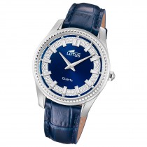 Lotus Damenuhr Leder blau Lotus Classic Armbanduhr UL18899/3