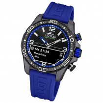 Lotus Herrenuhr Kunststoff Blau Lotus Multifunktion Armbanduhr UL20000/3