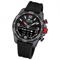 Lotus Herrenuhr Kunststoff schwarz Lotus Multifunktion Armbanduhr UL20000/4