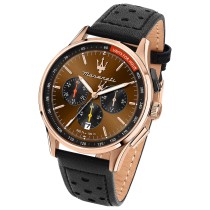 Maserati Herrenuhr Traguardo Chrono Edelstahl schwarz UMAR8873612050 UMAR8871624011