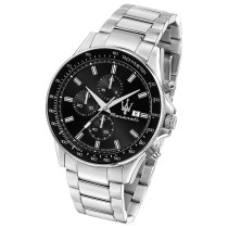 Maserati Herrenuhr Traguardo Chrono Edelstahl schwarz UMAR8873612050 UMAR8873640015