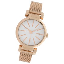 Oozoo Damen Armbanduhr Timepieces Analog Metall rosegold UOC10127