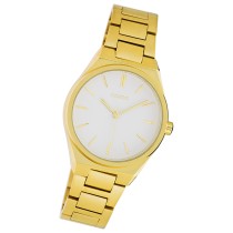 Oozoo Unisex Armbanduhr Timepieces Analog Metall gold UOC10527