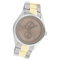 Oozoo Damen Armbanduhr Timepieces Analog Metall silber gold UOC10632