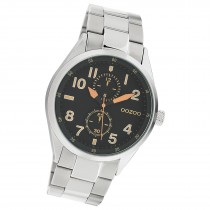 Oozoo Damen Armbanduhr Timepieces Analog Metall silber UOC10634