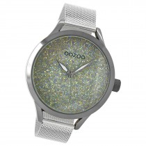 Oozoo Damen Armbanduhr Timepieces Analog Metall silber UOC10651