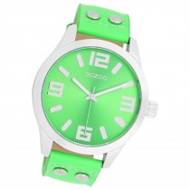 Oozoo Damen Armbanduhr Timepieces Analog Leder grün UOC1070A