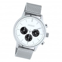 Oozoo Unisex Armbanduhr Timepieces C10910 Analog Edelstahl silber UOC10910