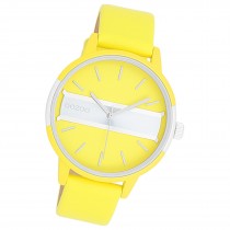 Oozoo Damen Armbanduhr Timepieces Analog Leder gelb UOC11191