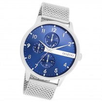 Oozoo Herren Armbanduhr Timepieces Analog Metall silber UOC11300
