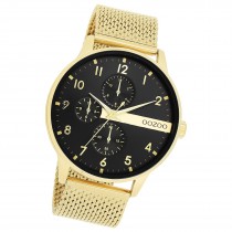 Oozoo Herren Armbanduhr Timepieces Analog Metall gold UOC11302