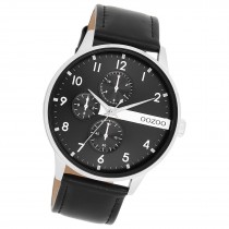 Oozoo Herren Armbanduhr Timepieces Analog Metall schwarz UOC11309