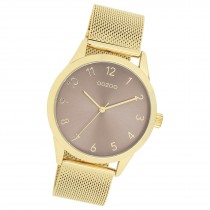 Oozoo Damen Armbanduhr Timepieces Analog Metall gold UOC11323