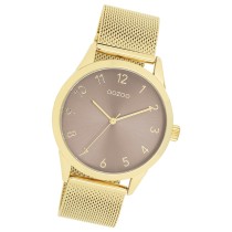 Oozoo Damen Armbanduhr Timepieces Analog Metall gold UOC11323