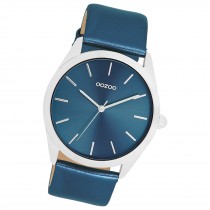 Oozoo Damen Armbanduhr Timepieces Analog Leder blau UOC11337