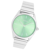Oozoo Unisex Armbanduhr Timepieces Analog Metallband silber UOC11516