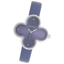 Oozoo Damen Armbanduhr Timepieces Analog Lederband blau UOC11522