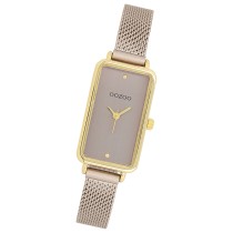 Oozoo Damen Armbanduhr Timepieces Analog Metallband taupe braun UOC11534