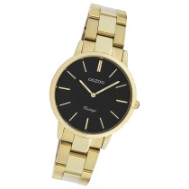 Oozoo Damen Armbanduhr Vintage Series Analog Metall gold UOC20047