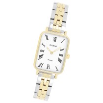 Oozoo Damen Armbanduhr OOZOO Vintage Analog Metallband silber gold UOC20411